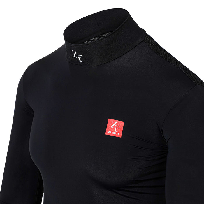 Zerofit Iceskin Baselayer Long Sleeve Top - Black