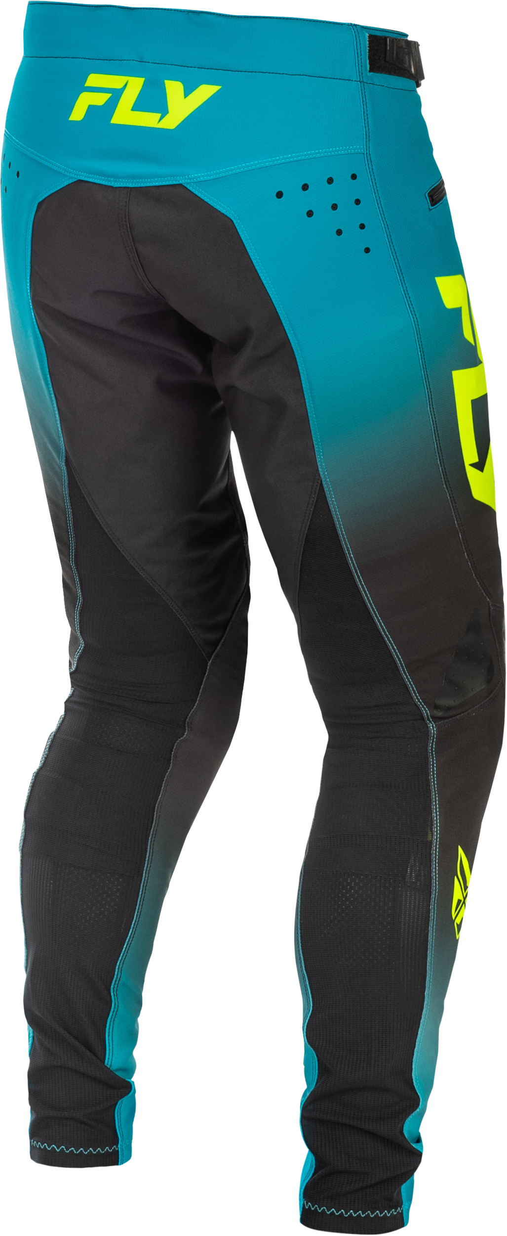 Fly Youth Rayce MTB Pants - Teal / Hi-Vis