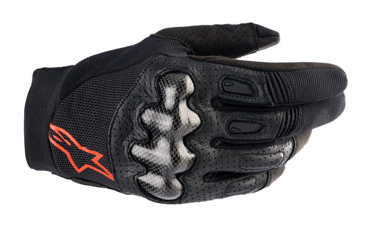 Alpinestars MX24 Megawatt Gloves Black Red Fluro