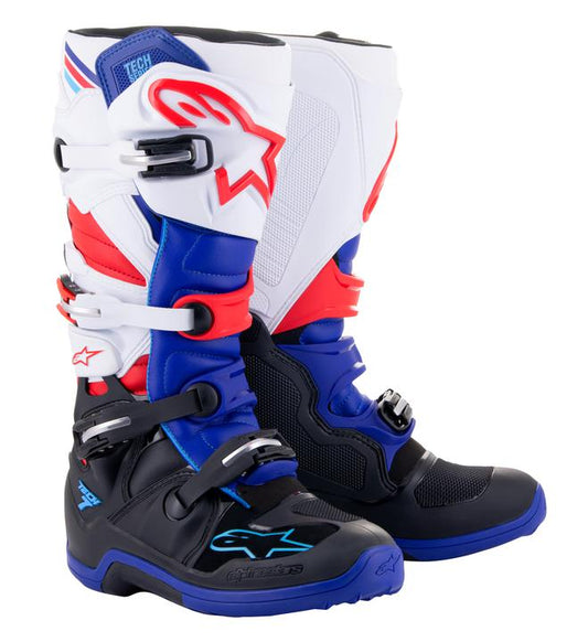 Alpinestars MX23 Tech 7 Black Dark Blue Red White