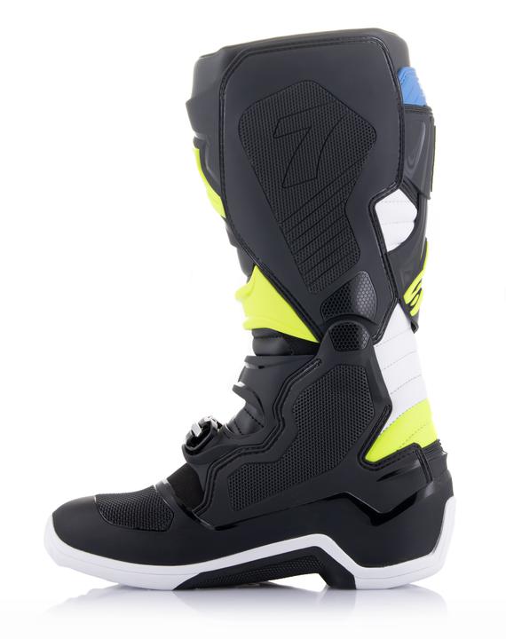 Alpinestars MX23 Tech 7 Black Enamel Blue Yellow Fluro