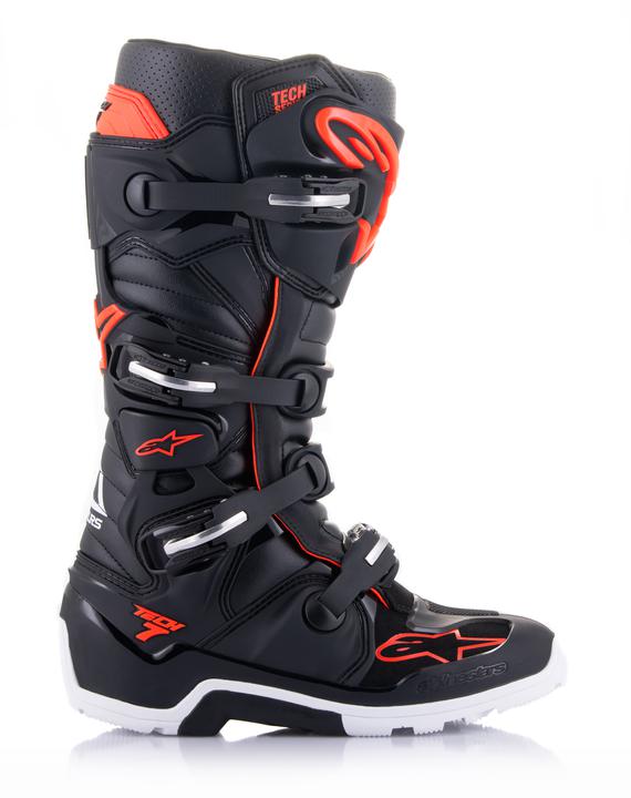 Alpinestars MX24 Tech 7 Enduro Black Red Fluro