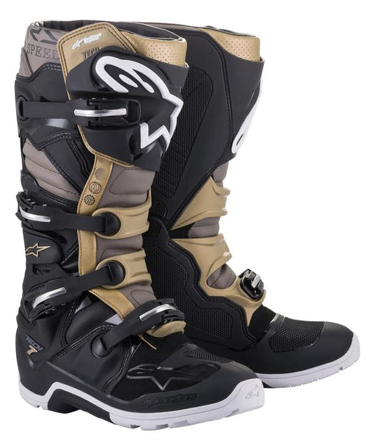 Alpinestars Tech 7 Enduro Drystar - Black / Grey / Gold