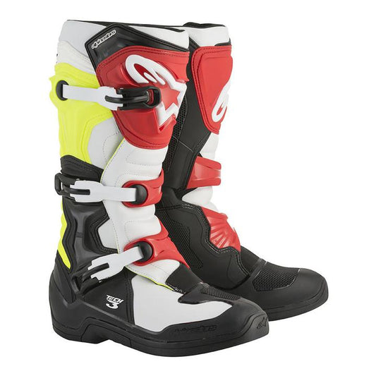 Alpinestars Tech 3 Boots - Black / White / Red