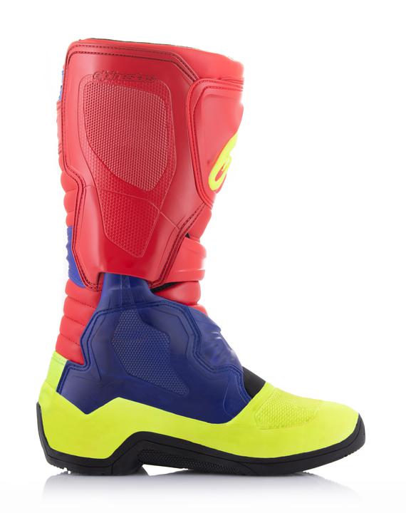 Alpinestars MX23 Tech 3 Bright Red Dark Blue Yellow Fluro