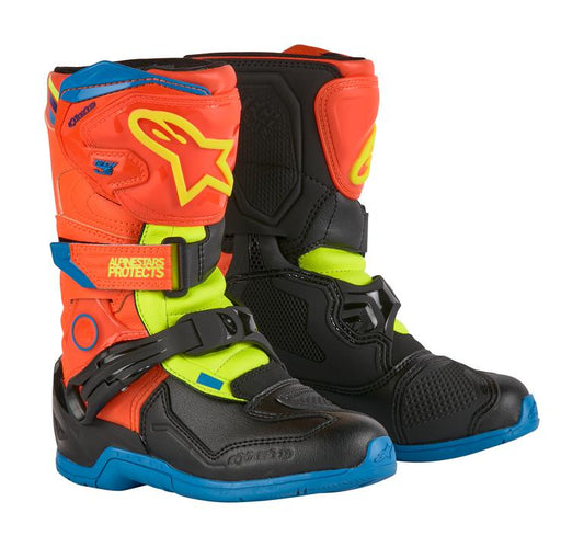 Alpinestars MX24 Kids Tech 3S Orange Blue