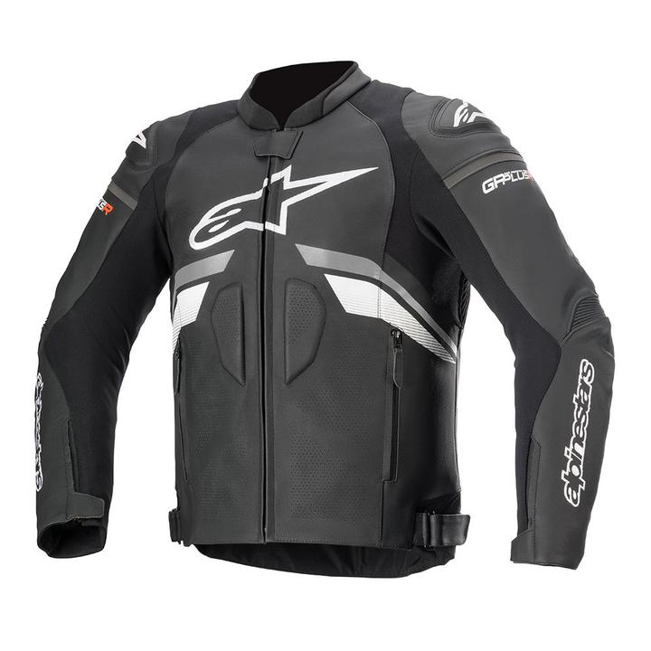 Alpinestars GP Plus R V3 Airflow Leather Jacket - Black / White / Grey