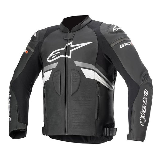 Alpinestars GP Plus R V3 Airflow Leather Jacket - Black / White / Grey