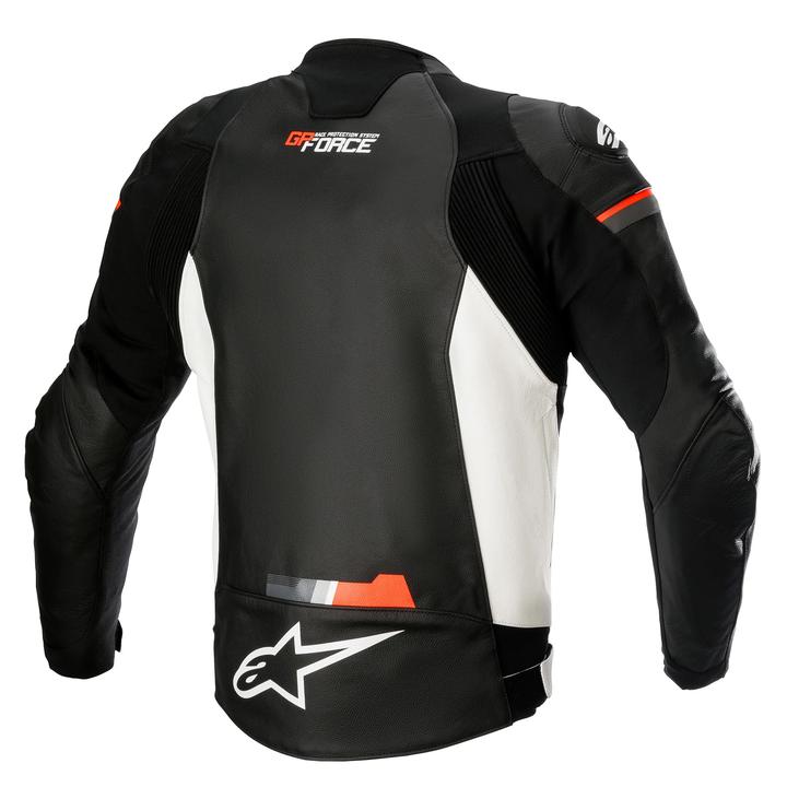 Alpinestars Gp Force Leather Jacket Airflo Black White Red