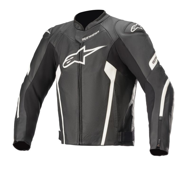 Alpinestars Faster V2 Air Leather Jacket Black & White