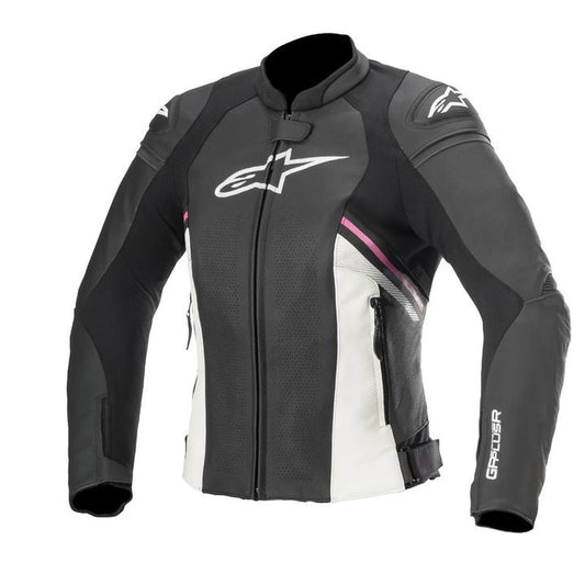 Alpinestars Stella GP Plus R V3 Airflow Women's Leather Jacket - Black / White