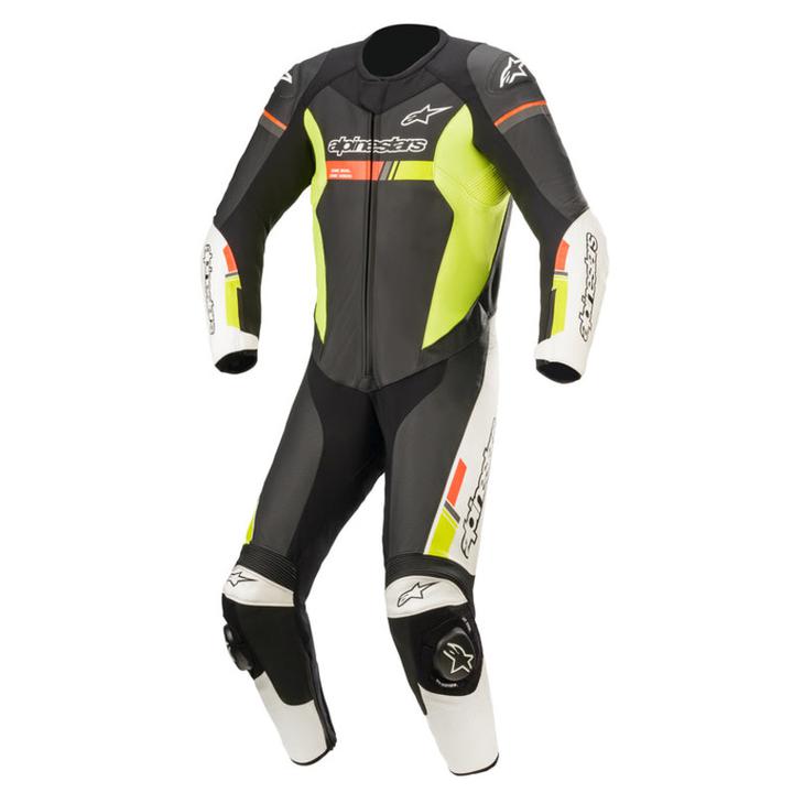 Alpinestars Gp Force 1Pce Suit Black White Yellow