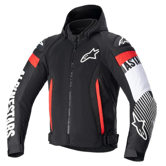 Alpinestars Zaca Air Jacket - Black / White Red Fluro
