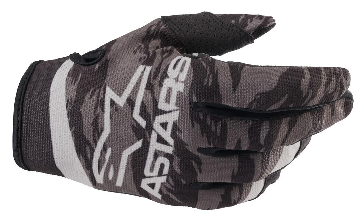 Alpinestars MX22 Youth Radar Gloves Camo Grey