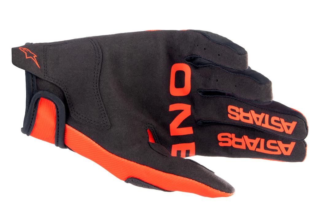 Alpinestars MX23 Youth Radar Gloves Hot Orange Black