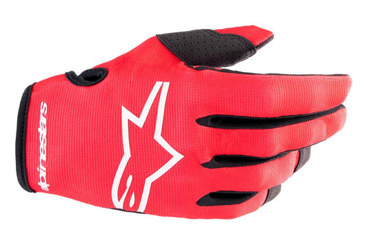 Alpinestars MX23 Youth Radar Gloves Mars Red White