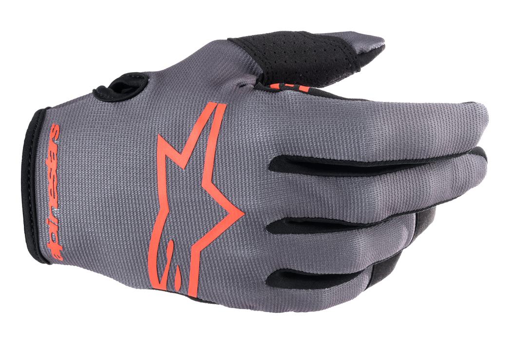 Alpinestars MX23 Youth Radar Gloves Magnet Neon Red