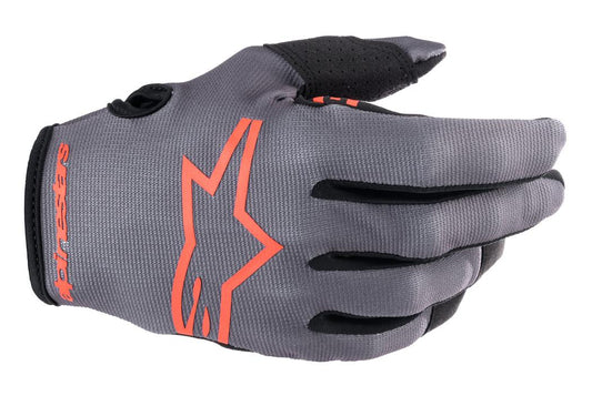 Alpinestars Youth Radar Gloves - Magnet / Red