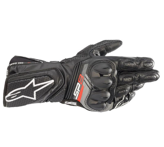 Alpinestars SP8 V3 Leather Gloves - Black