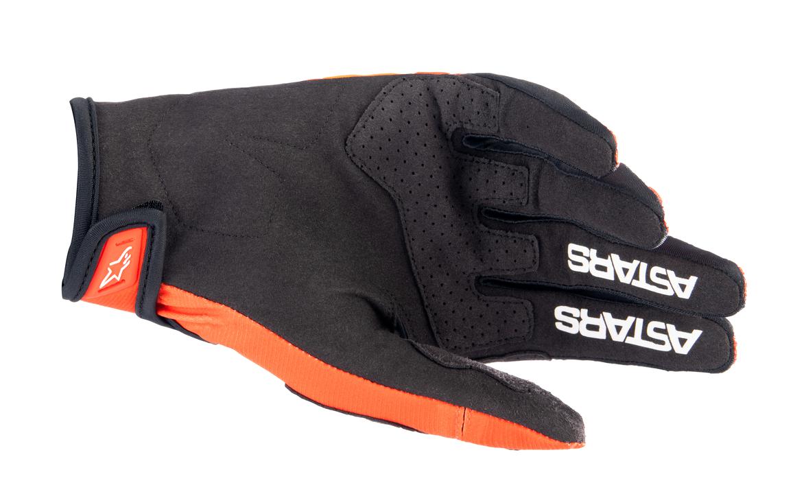 Alpinestars MX23 Techstar Gloves Hot Orange Black