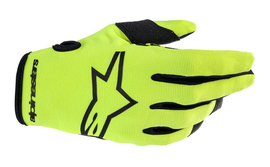 Alpinestars MX23 Radar Gloves Yellow Fluro Black