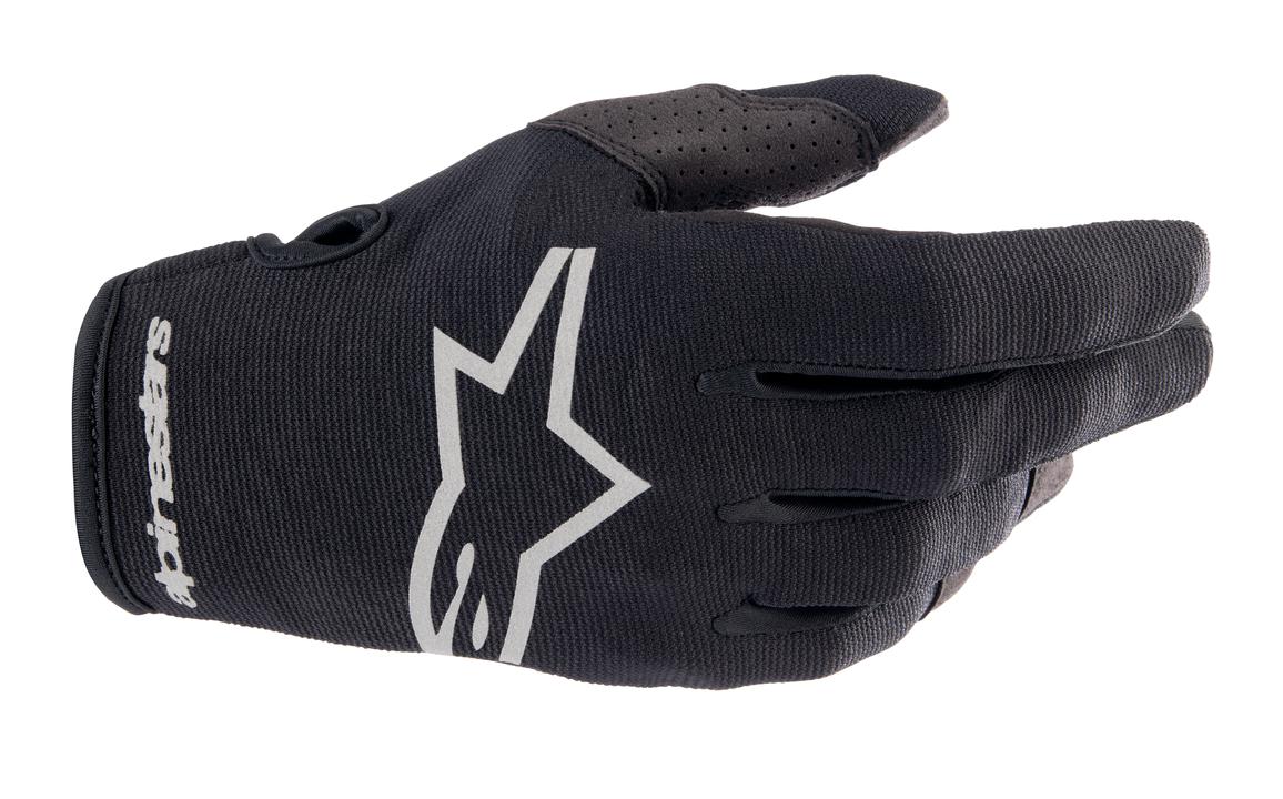 Alpinestars MX23 Radar Gloves Black Brushed Silver