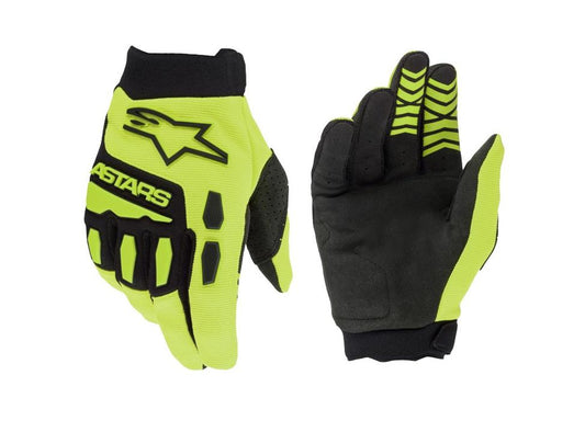 Alpinestars MX25 Full Bore Gloves - Yellow / Black