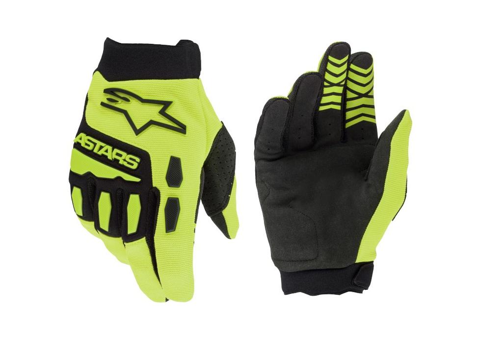 Alpinestars MX24 Full Bore Gloves Yellow Fluro Black