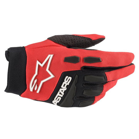 Alpinestars MX25 Full Bore Gloves - Red / Black