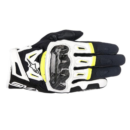 Alpinestars SMX 2 Air Carbon V2 Gloves - Black / White