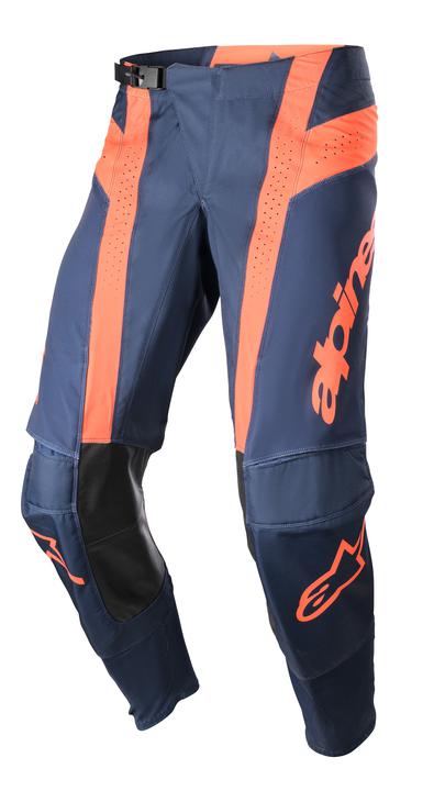 Alpinestars MX23 Techstar Arch Pants Night Navy Hot Orange