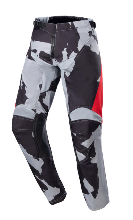 Alpinestars Youth Racer Tactical Pants - Grey-Camo / Red