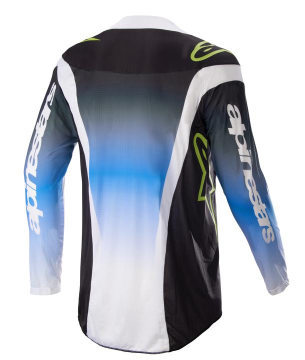 Alpinestars MX23 Techstar Push Jersey Nightlife Ucla Blue White