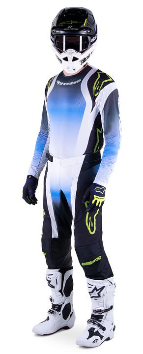 Alpinestars MX23 Techstar Push Nightlife Pants - Blue / White