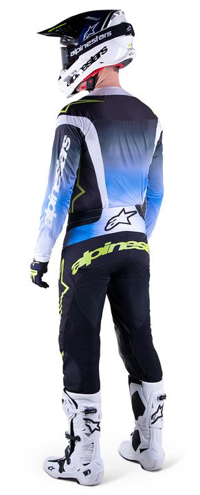 Alpinestars MX23 Techstar Push Jersey Nightlife Ucla Blue White