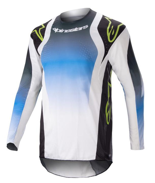 Alpinestars MX23 Techstar Push Jersey Nightlife Ucla Blue White