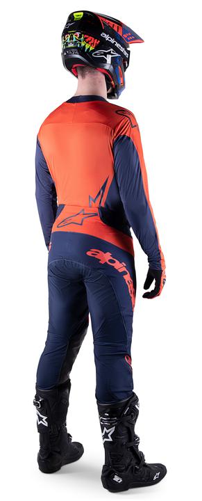 Alpinestars MX23 Techstar Arch Pants - Navy / Orange