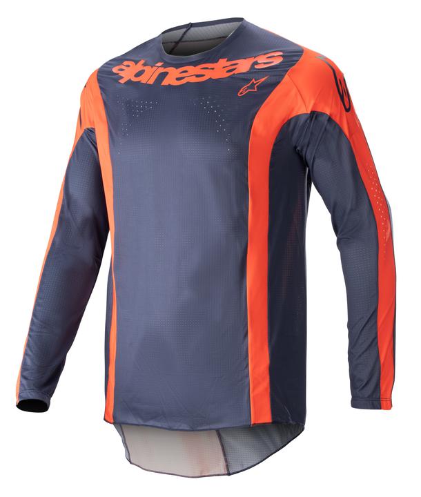 Alpinestars MX23 Techstar Arch Jersey Night Navy Hot Orange