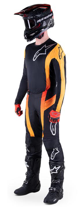 Alpinestars MX23 Techstar Sein Pants Black Hot Orange