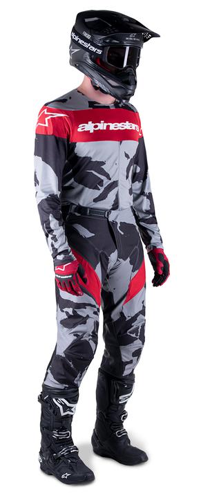 Alpinestars MX23 Racer Tactical Jersey Cast Gray Camo Mars Red