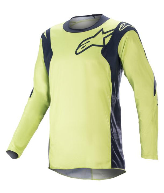 Alpinestars Racer Hoen Jersey - Navy / Fluorite Green