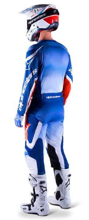 Alpinestars MX23 Racer Semi Jersey Blue Hot Orange