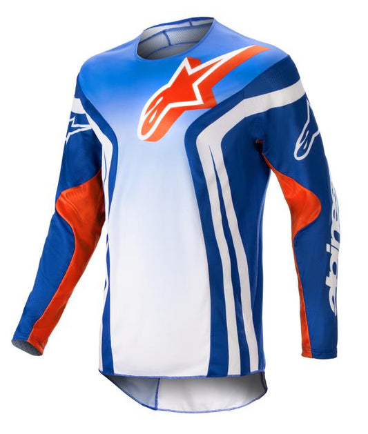 Alpinestars MX23 Racer Semi Jersey Blue Hot Orange