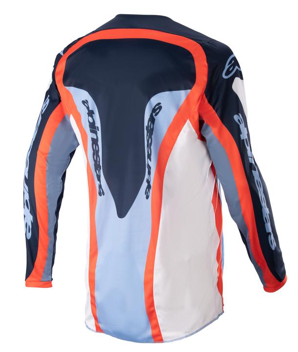 Alpinestars MX23 Fluid Agent Jersey Night Navy Hot Orange