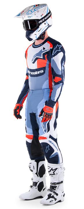 Alpinestars MX23 Fluid Agent Jersey Night Navy Hot Orange