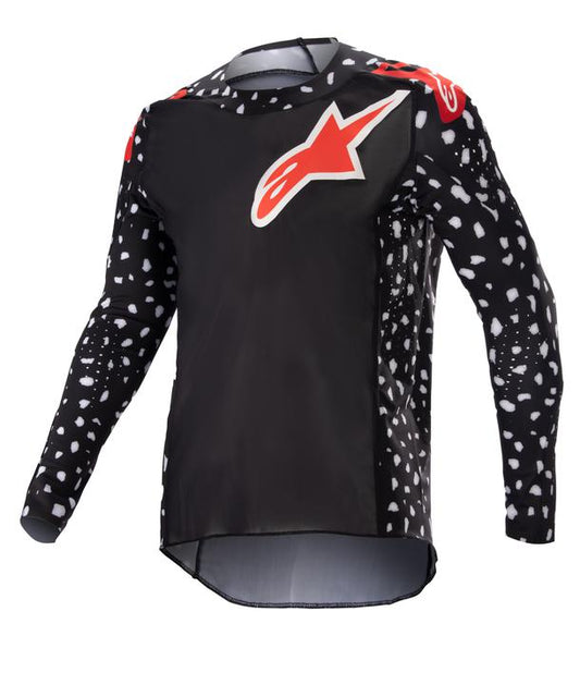 Alpinestars MX23 Youth Racer North Jersey Black Neon Red