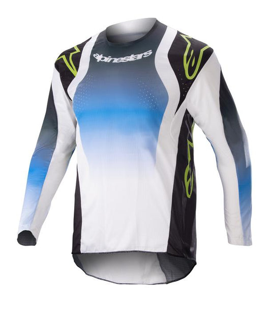 Alpinestars MX23 Youth Racer Push Jersey Nightlife Ucla Blue White