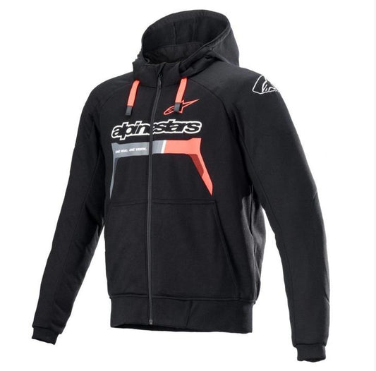 Alpinestars Chrome Ignition Hoodie Black Red