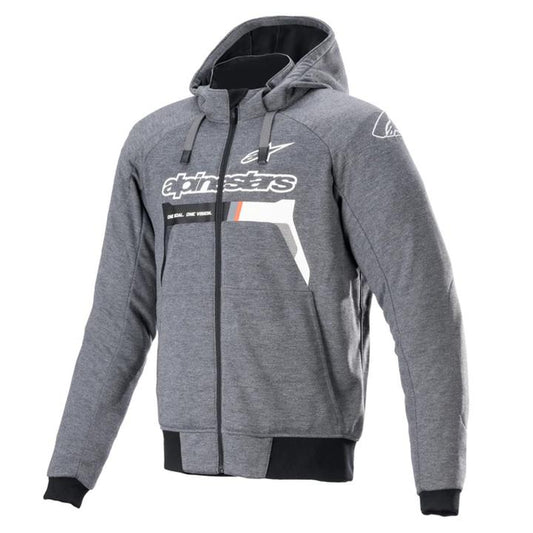 Alpinestars Chrome Ignition Hoodie Grey White