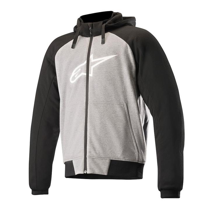 Alpinestars Chrome Sports Aramid Armoured Hoodie - Melange / Black / Grey